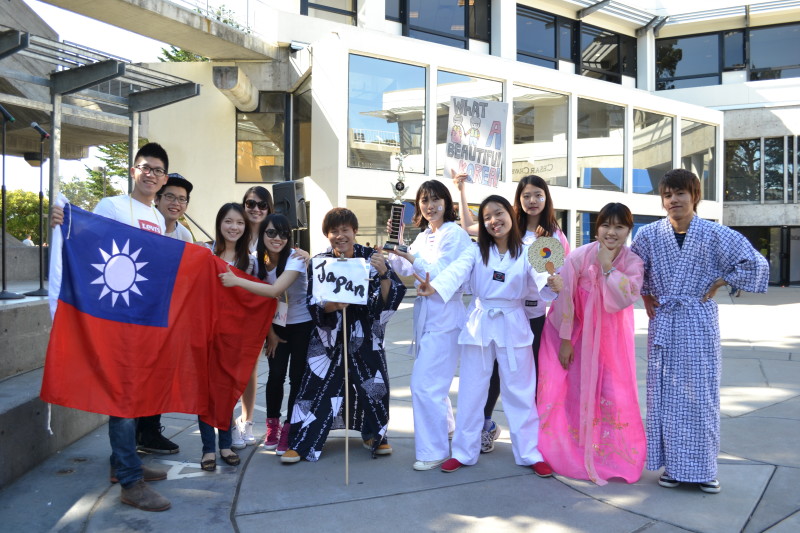 Study Abroad fair on Malcolm X Plaza. Tuesday , Oct. 15 and Wednesday Oct. 16, 2013. Photo by Oda Nedrejord